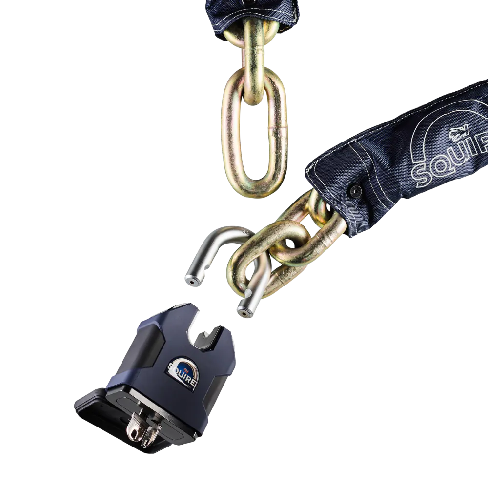 Stronghold Behemoth Padlock and Chain | SS100CS | Behemoth