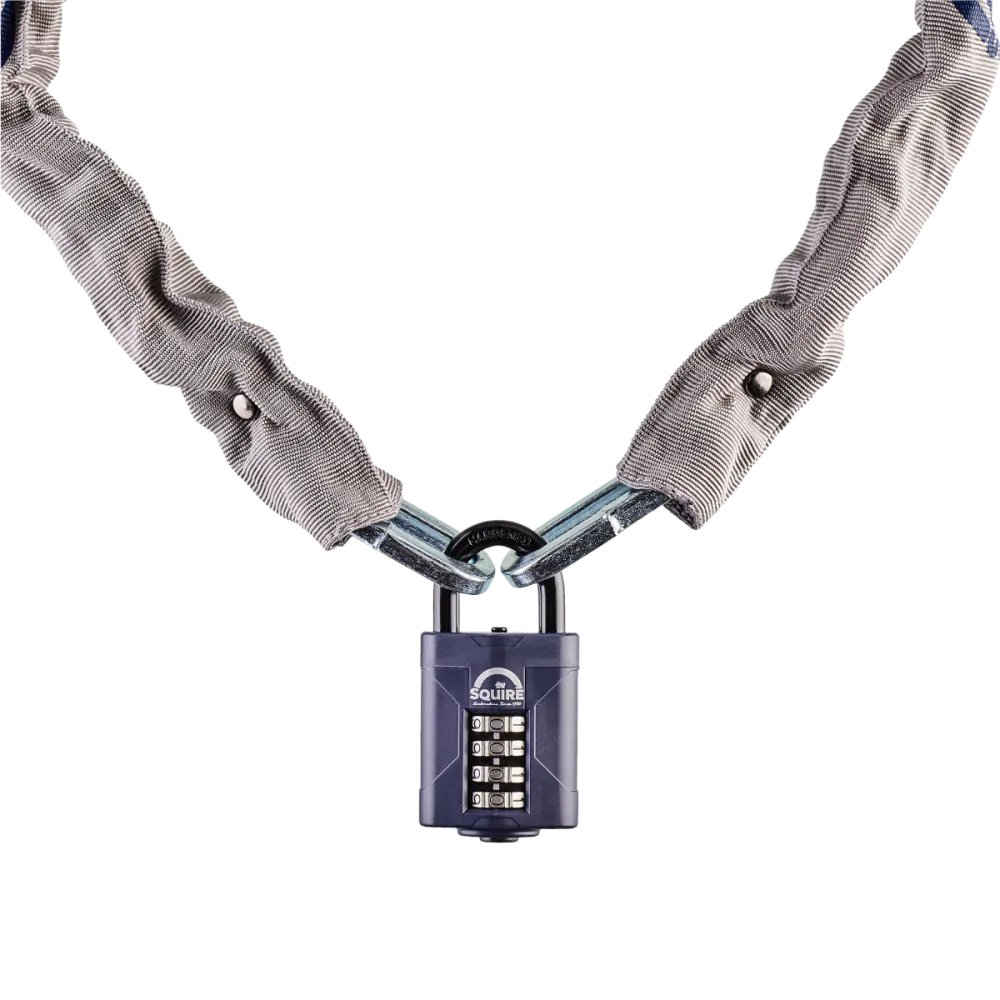 Weathershield™ Combination Padlock and Chain | 4-Wheel | 36 Chain | CP50/36