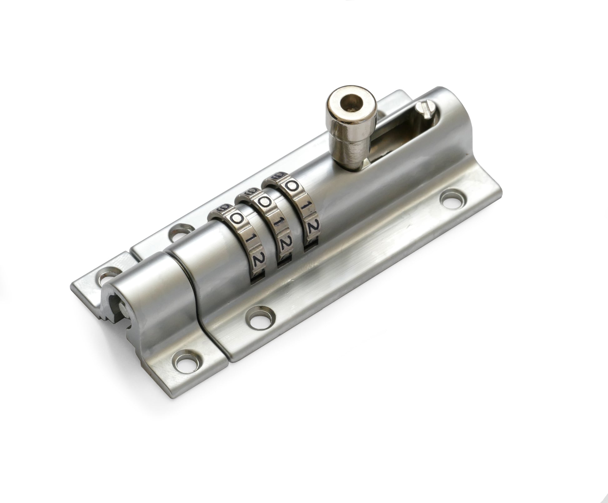 Squire Combi-Bolt™ 3 | Weather Proof 3 Wheel Combination Locking Bolt | Chrome Finish