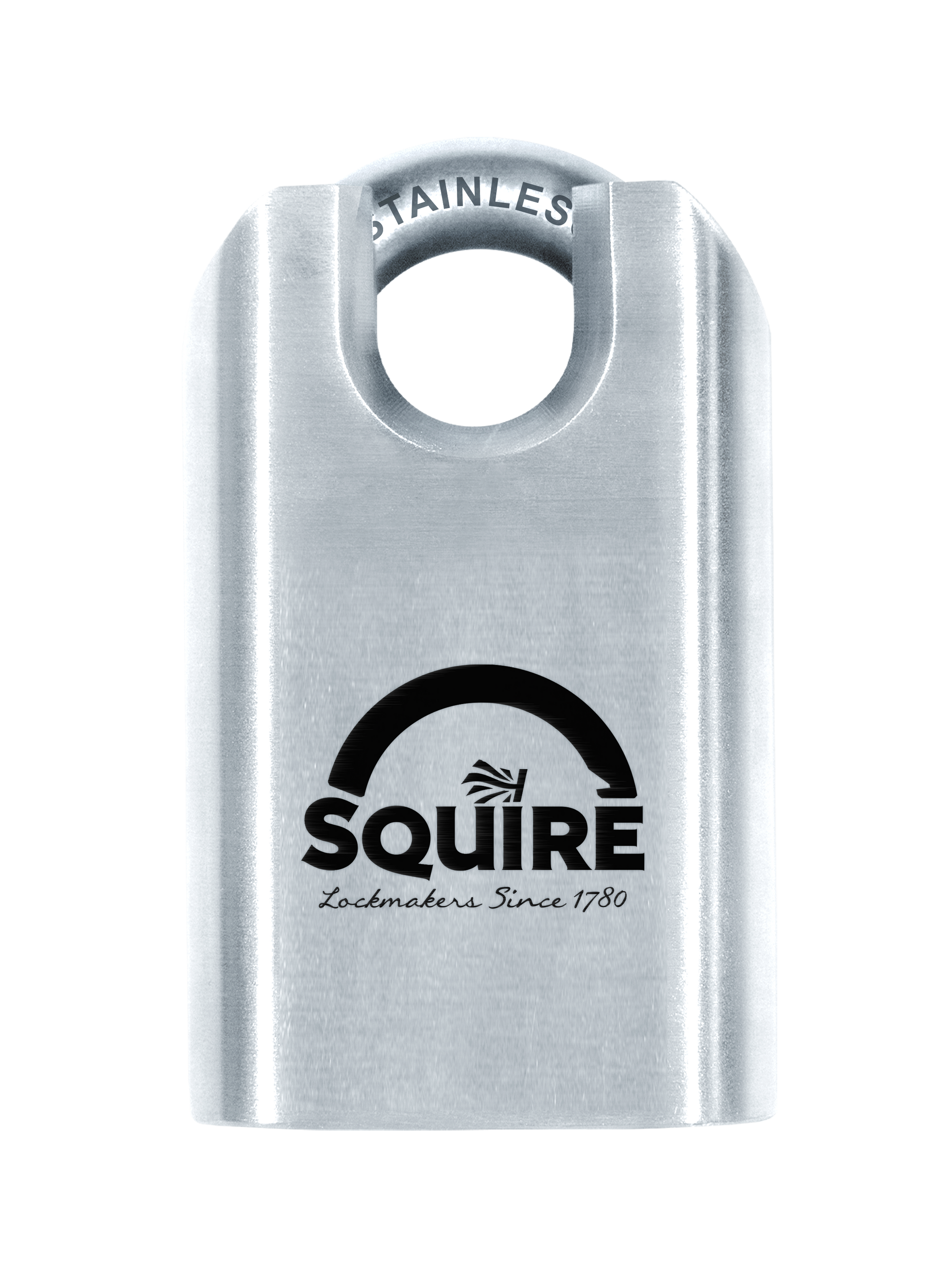 Squire Stronghold ST50CS Stainless Steel Closed-Shackle Keyed Padlock | High Security Rust Proof
