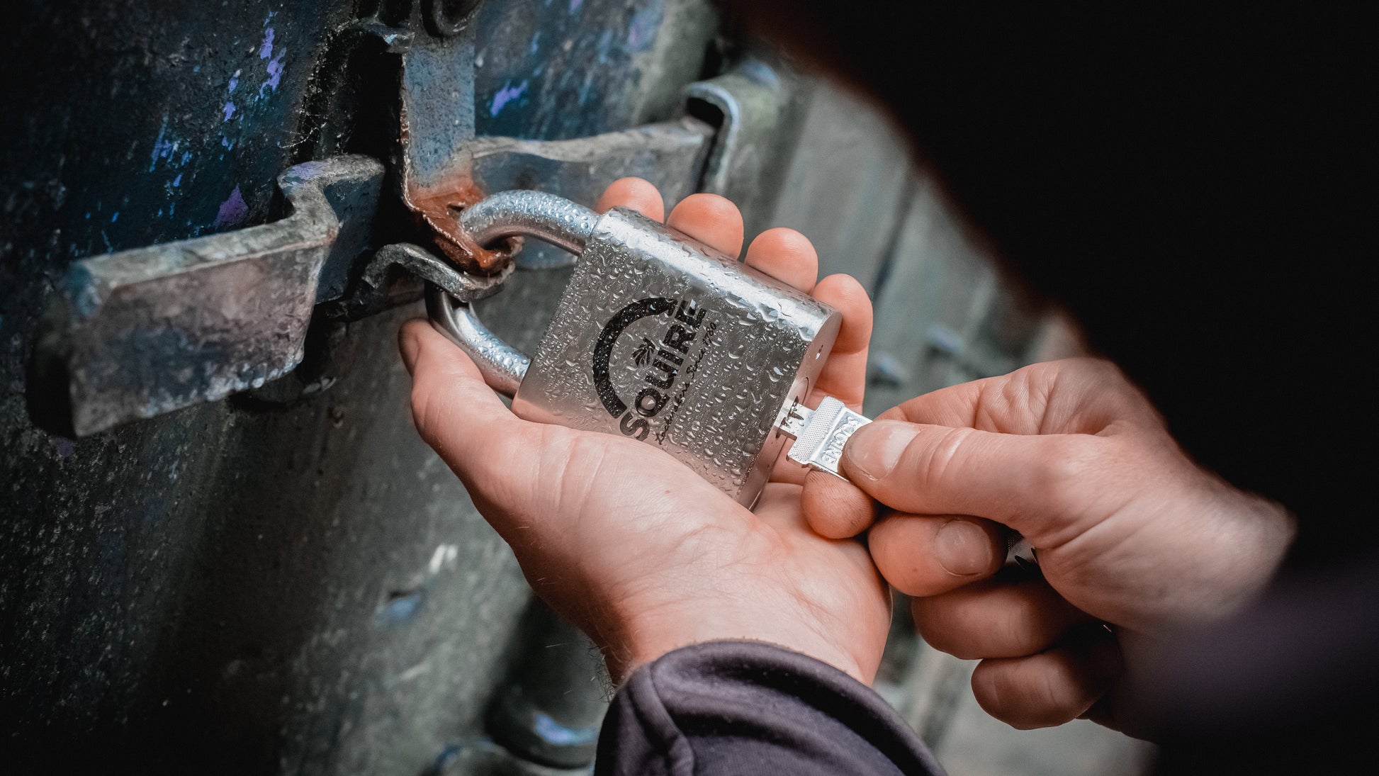 Squire Stronghold ST50CS Stainless Steel Closed-Shackle Keyed Padlock | High Security Rust Proof