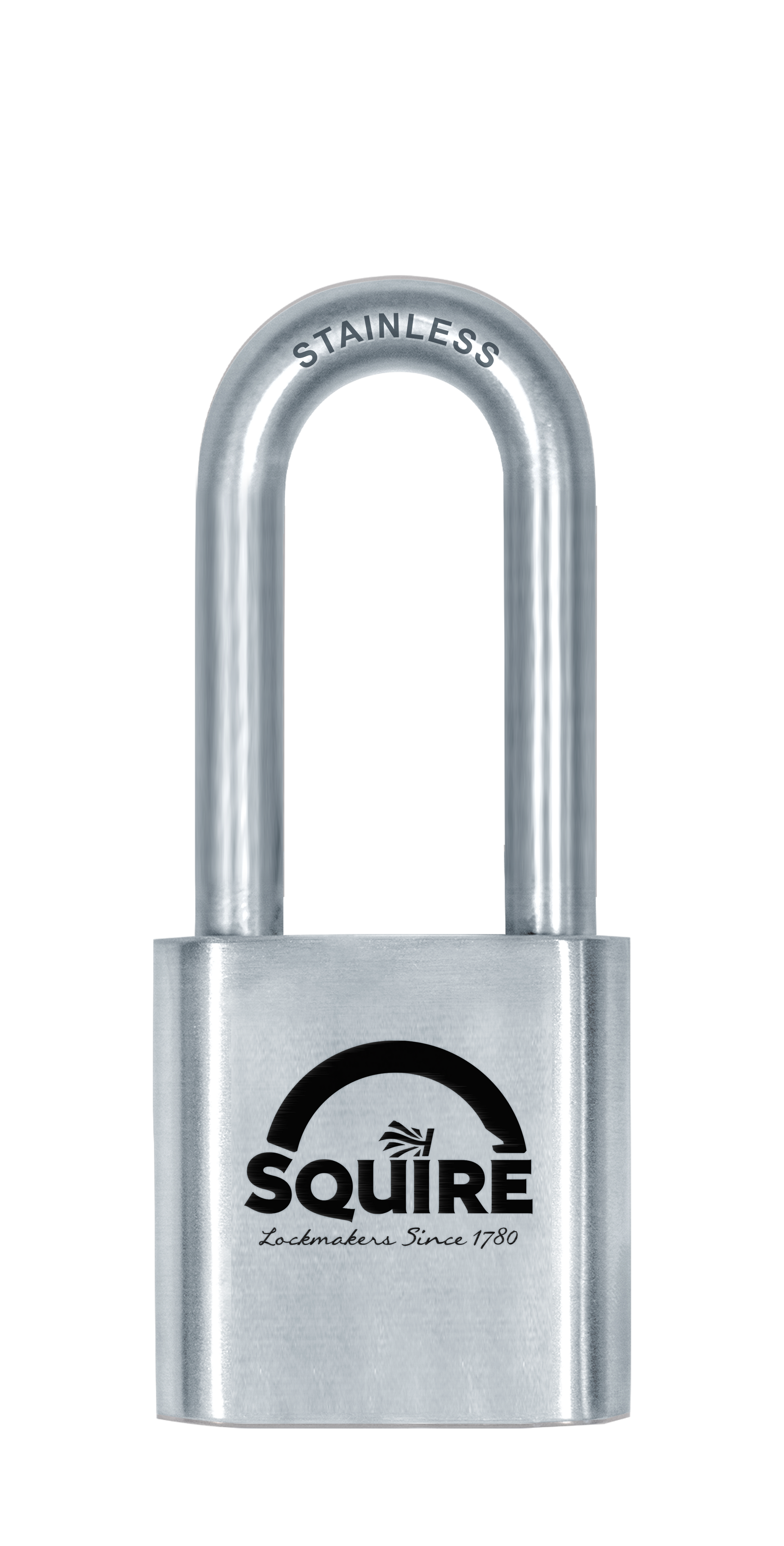 Squire Stronghold ST50S/2.5 Stainless Steel Long-Shackle Keyed Padlock | Extreme Weather | Rust Proof