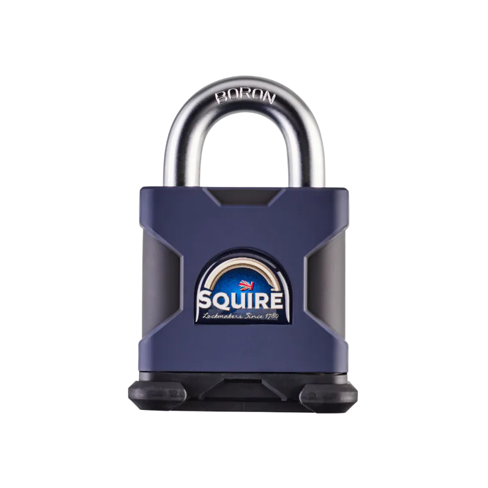 Stronghold SS65S Heavy Duty Open Shackle Padlock | Boron Steel | Official USA Warranty