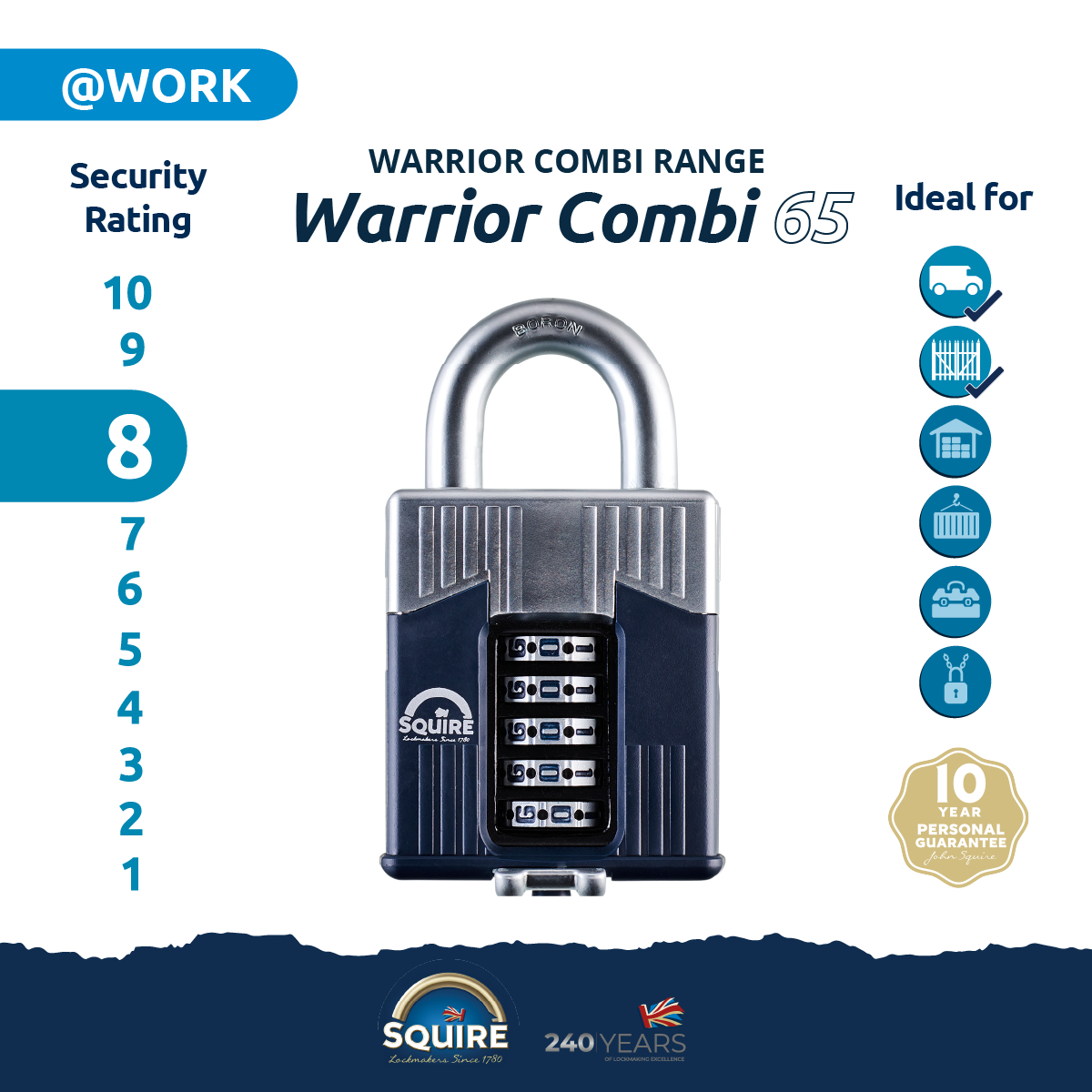 Warrior® Combi Open Shackle