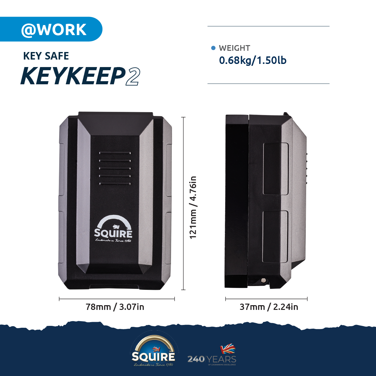 Key Safe 2 - Keypad Emergency Key Safe