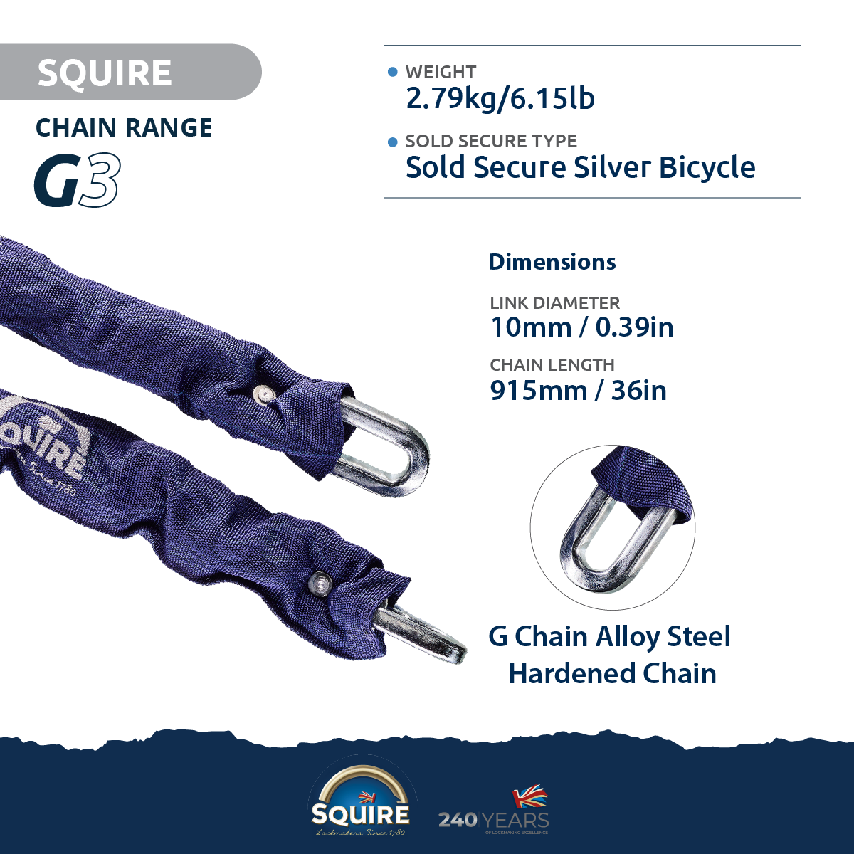 Steel Chain | G3 specs