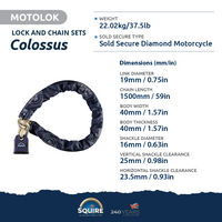 Thumbnail for Colossus Padlock and Chain Set Specifications 1