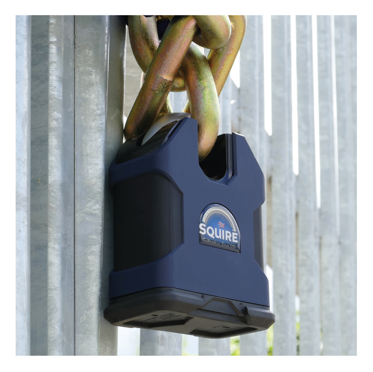 Stronghold SS80CS Heavy Duty Boron Steel Closed Shackle Padlock | CEN 6 | Military Grade