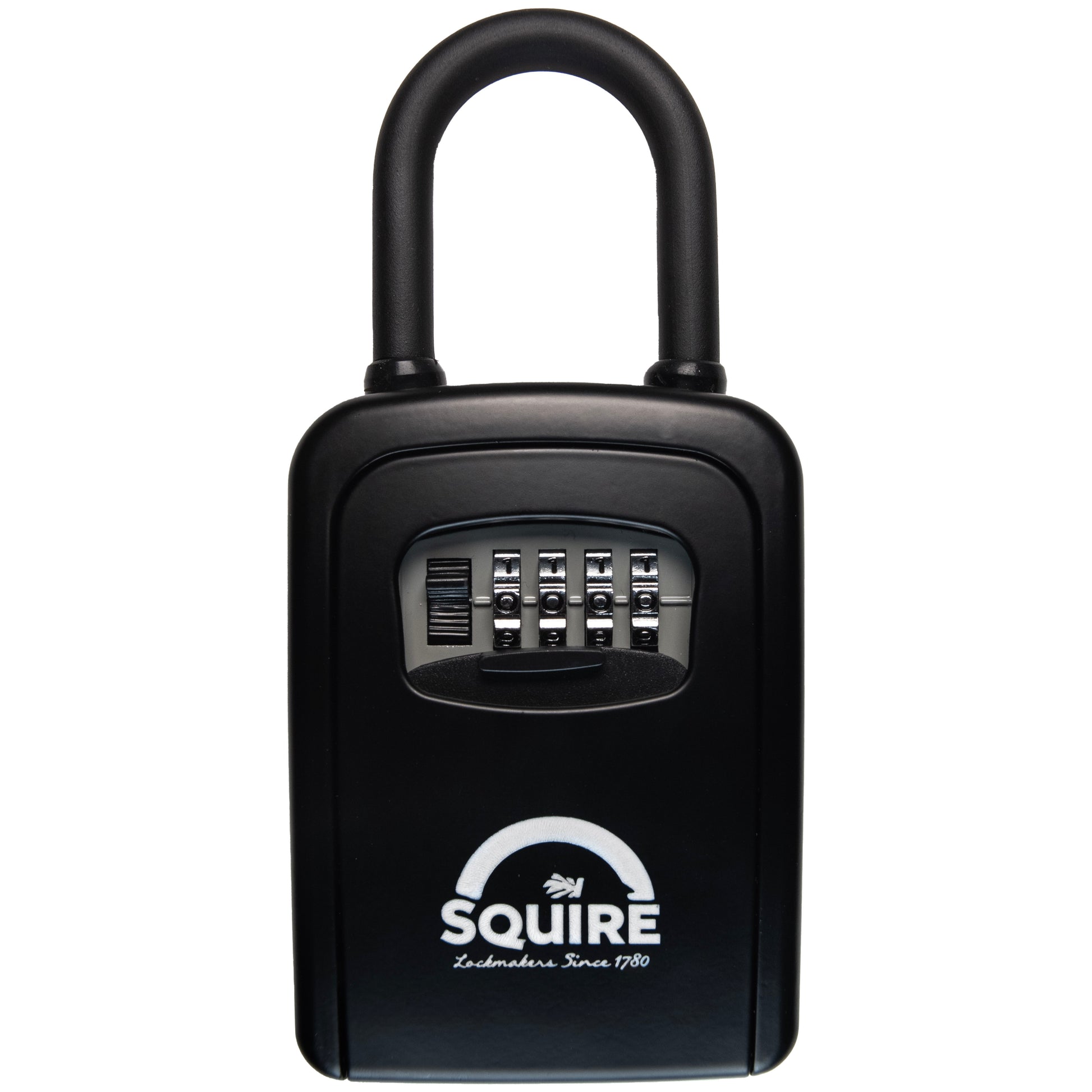 Squire KeyKeep 1PB Portable Combination Key Safe – 4-Digit Weatherproof Lock Box