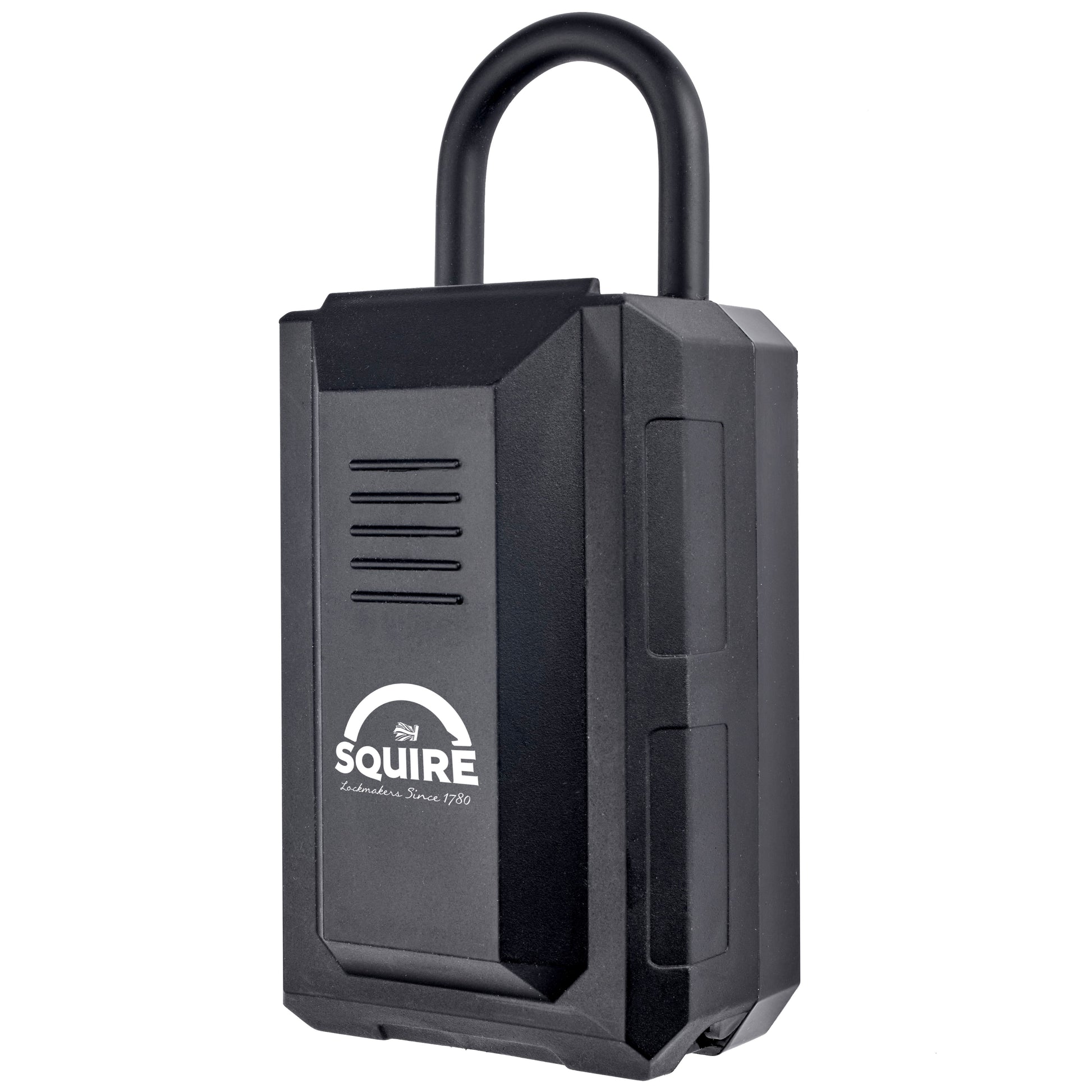 Squire KeyKeep 2PB Portable Push Button Key Safe | 4,000 Combination Codes | Weather Resistant Steel Key Lock Box