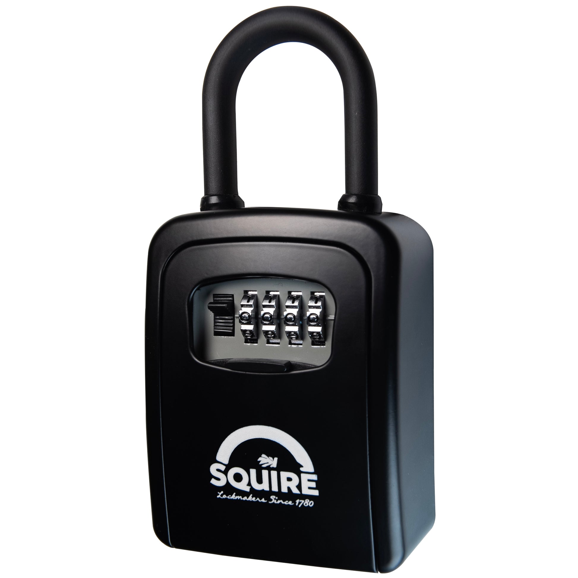 Squire KeyKeep 1PB Portable Combination Key Safe – 4-Digit Weatherproof Lock Box