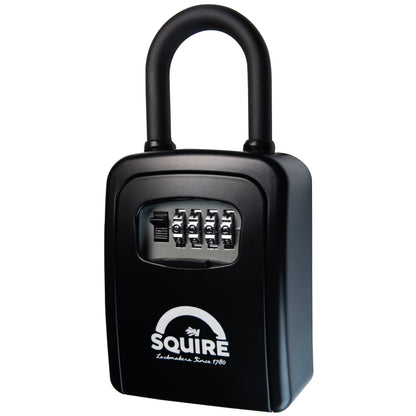 Squire KeyKeep 1PB Portable Combination Key Safe – 4-Digit Weatherproof Lock Box