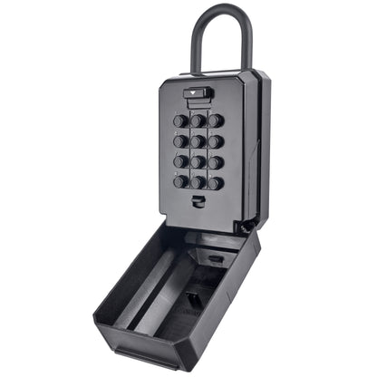 Squire KeyKeep 2PB Portable Push Button Key Safe | 4,000 Combination Codes | Weather Resistant Steel Key Lock Box