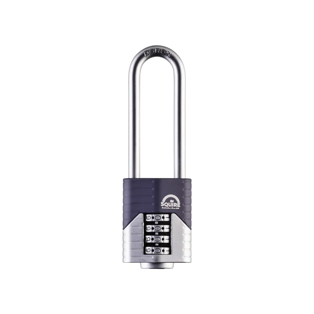 Squire Long Open Shackle Combination Padlock | Vulcan Combi 40/2.5 front