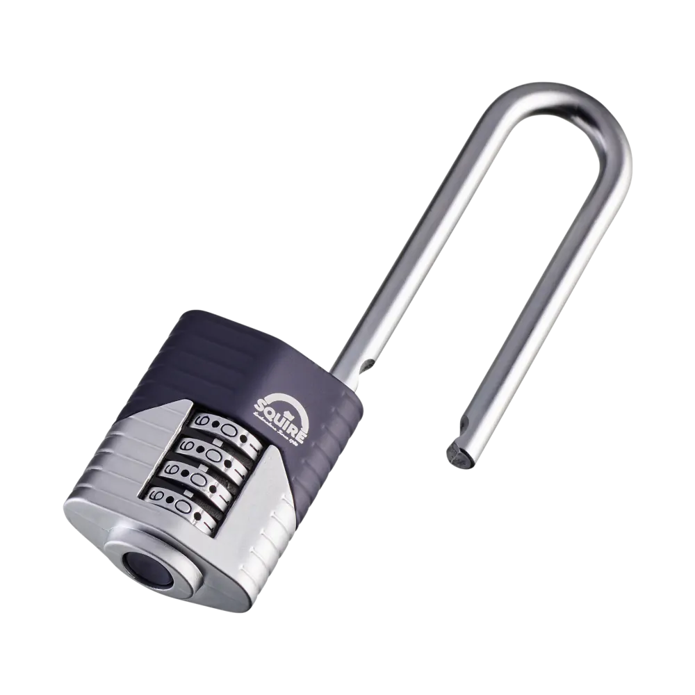 Squire Long Open Shackle Combination Padlock | Vulcan Combi 40/2.5 open