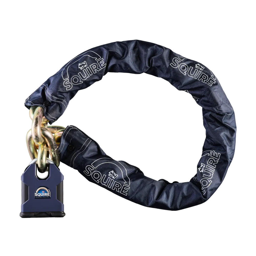 Squire Stronghold Behemoth Padlock and Chain | SS100CS | Behemoth Squire Stronghold Behemoth Padlock and Chain | SS100CS | Behemoth