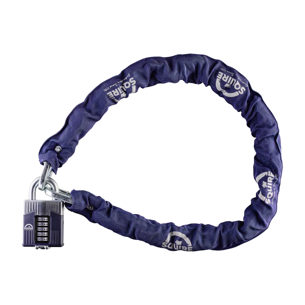 Warrior® Combination Padlock and Chain | 5 Wheel | Warrior Combi Max