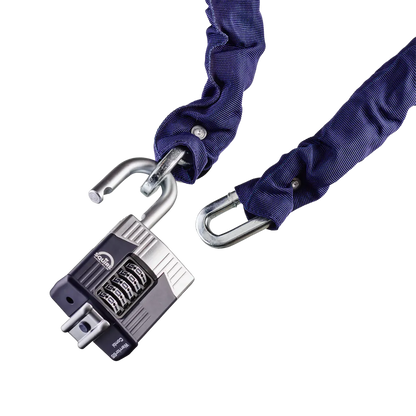 Warrior® Combination Padlock and Chain | 5 Wheel | Warrior Combi Max