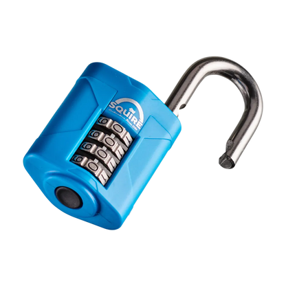 Squire Marine Combination Padlock | 4-Wheel | CP50S open