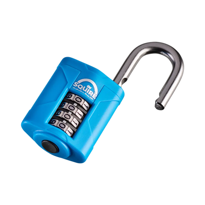 Squire Marine Combination Padlock | 4-Wheel | CP40S open