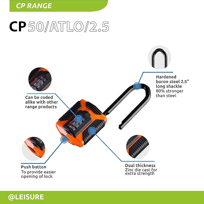 CP50ATLO/2.5 Padlock Product Specs