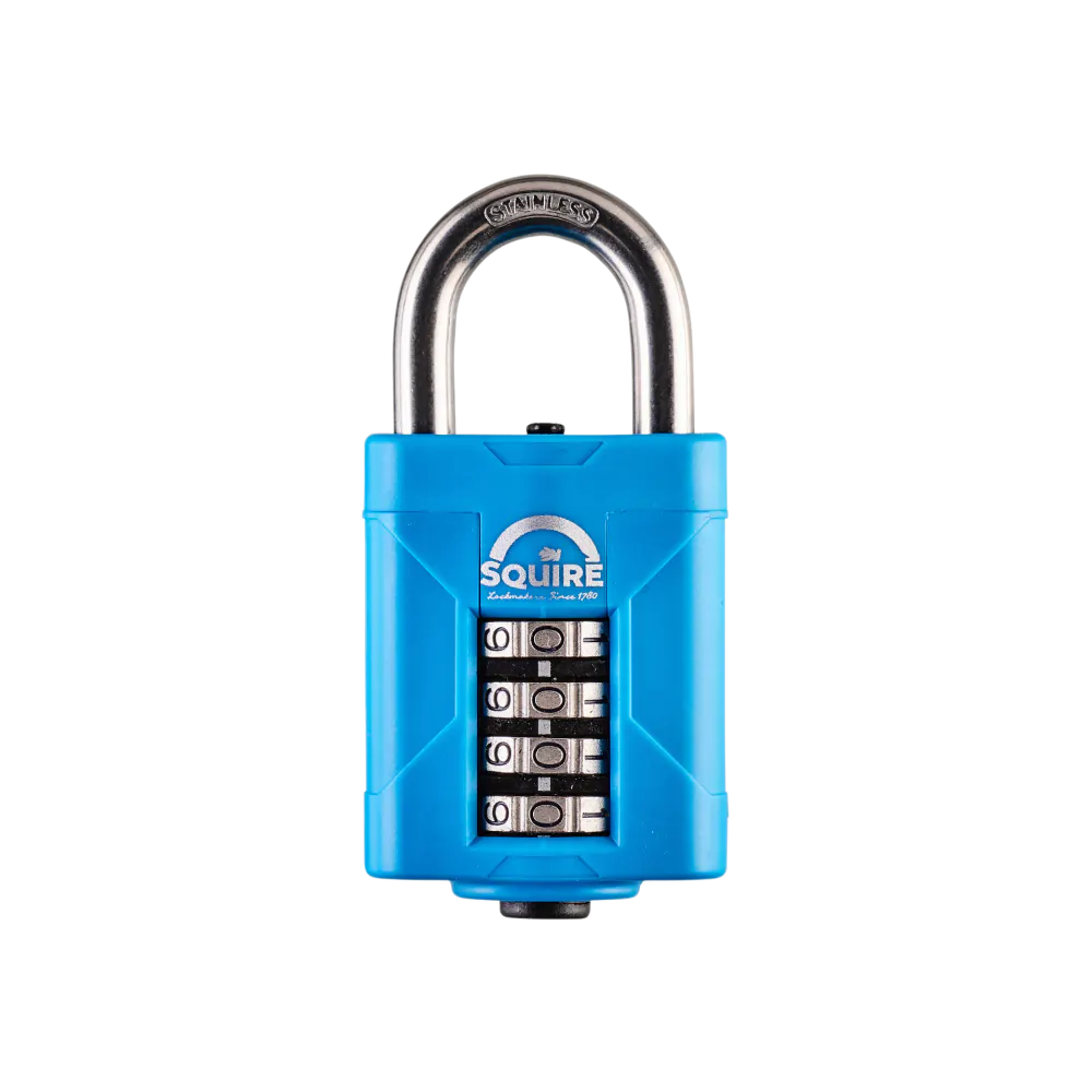 Squire Marine Combination Padlock | 4-Wheel | CP50S front