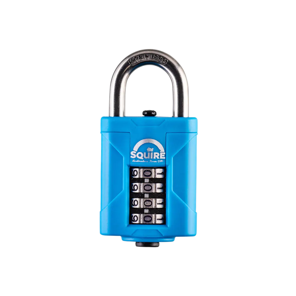 Squire Marine Combination Padlock | 4-Wheel | CP40S front