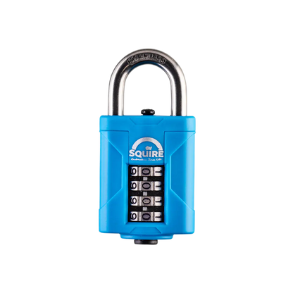 Squire Marine Combination Padlock | 4-Wheel | CP40S front