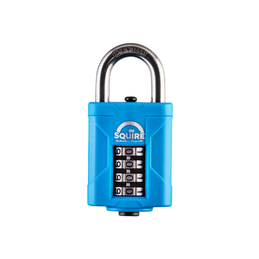 Squire Marine Combination Padlock | 4-Wheel | CP40S front