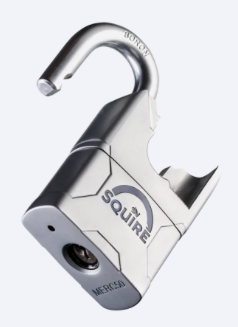 Mercury® 50CS Boron Closed Shackle Keyed Padlock | Anti-Pick Cylinder | Squire Mercury 50CS