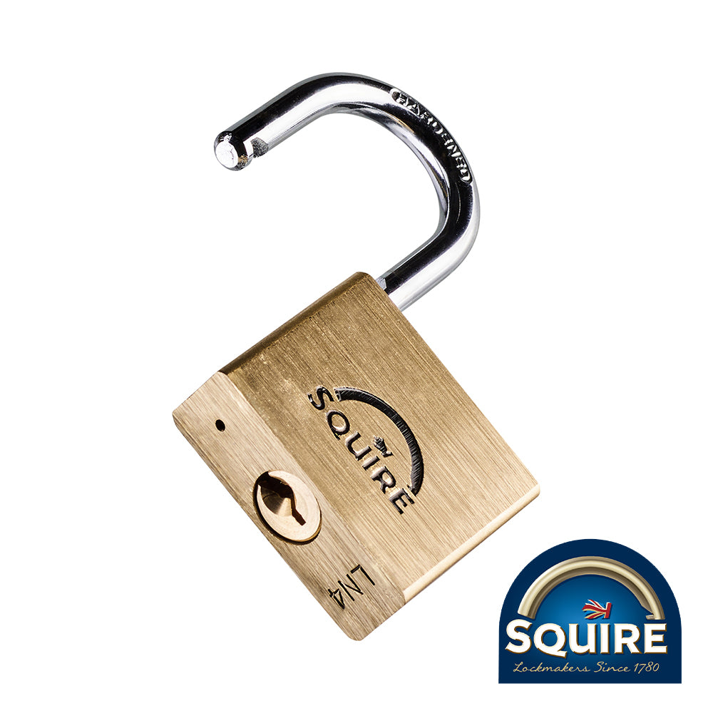 Squire LN4S - Premium Marine Grade Brass Padlock