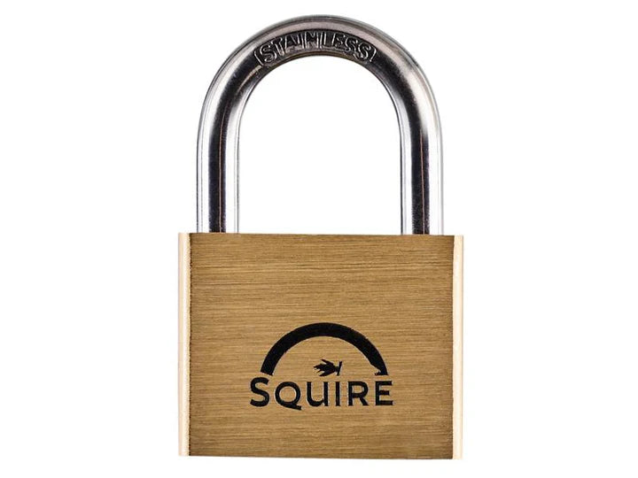 Squire LN5S Lion Marine 2.0in (50 mm) Brass Padlock with Stainless Shackle