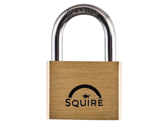 Squire LN5S Lion Marine 2.0in (50 mm) Brass Padlock with Stainless Shackle