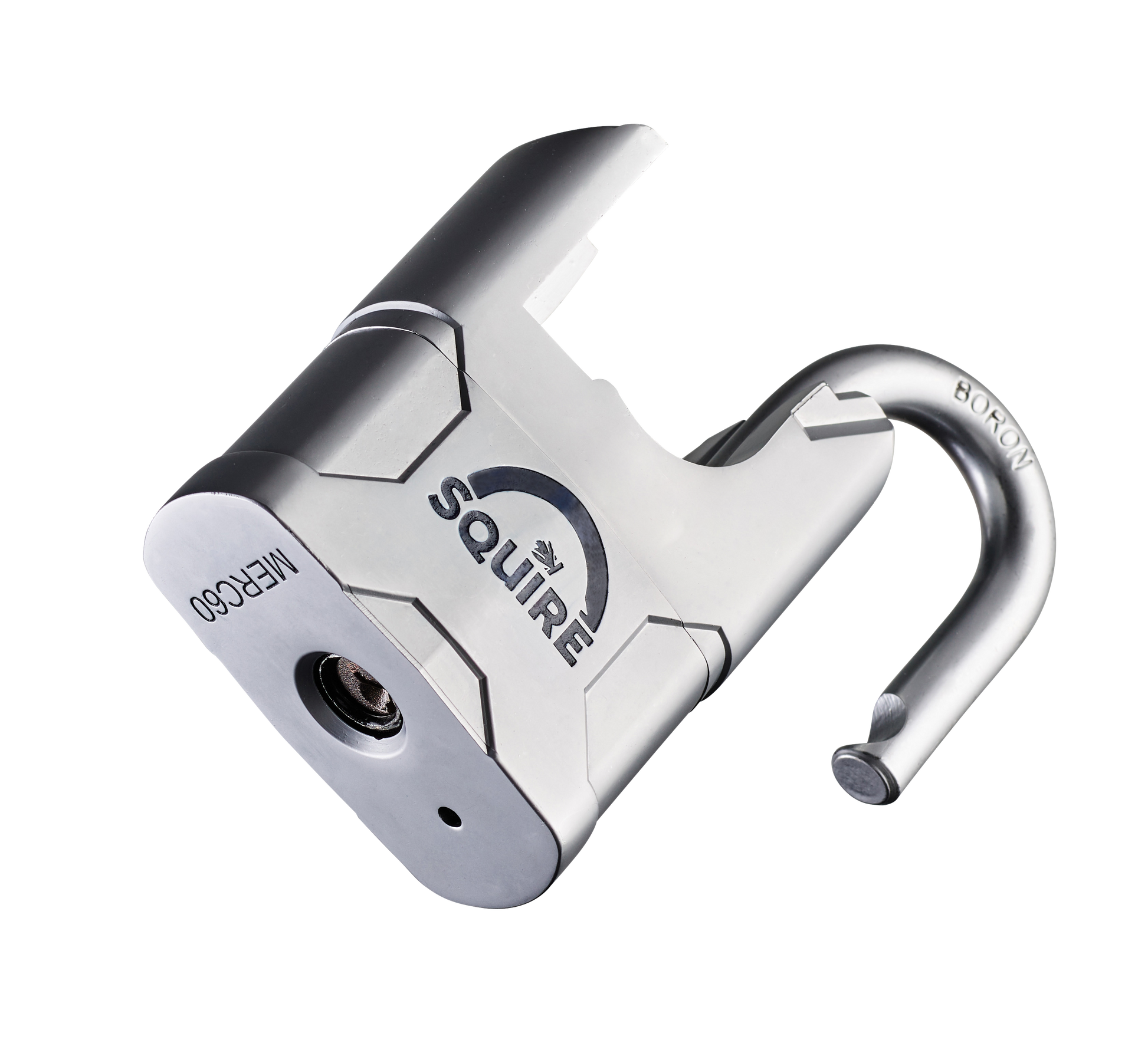 Squire Mercury 60CS Boron Steel Closed Shackle Keyed Padlock | Anti-Pick Cylinder | 3 KEYS | MERC60CS