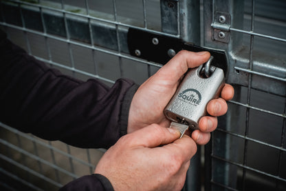 Squire Stronghold ST50CS Stainless Steel Closed-Shackle Keyed Padlock | High Security Rust Proof