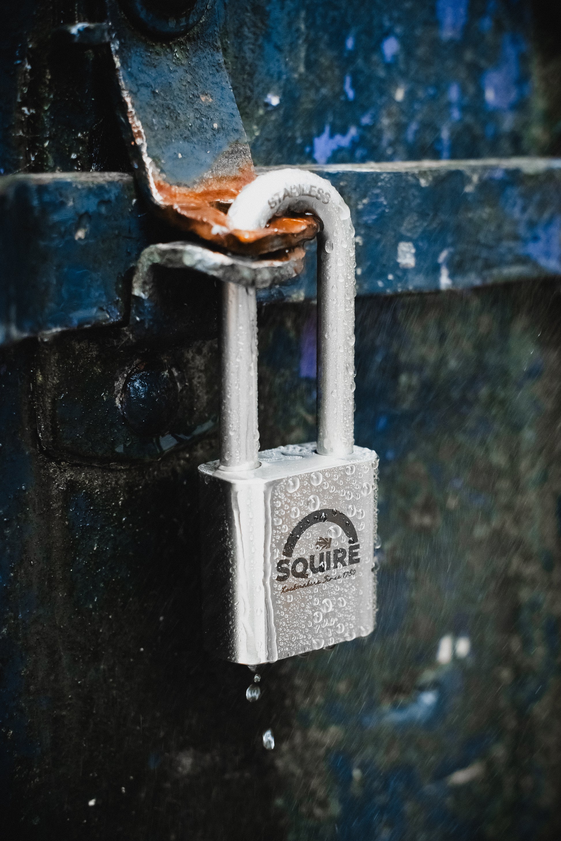 Squire Stronghold ST50S/2.5 Stainless Steel Long-Shackle Keyed Padlock | Extreme Weather | Rust Proof