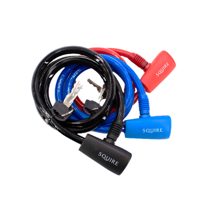 Triple Pack Key Operated Cable Lock | Squire 113