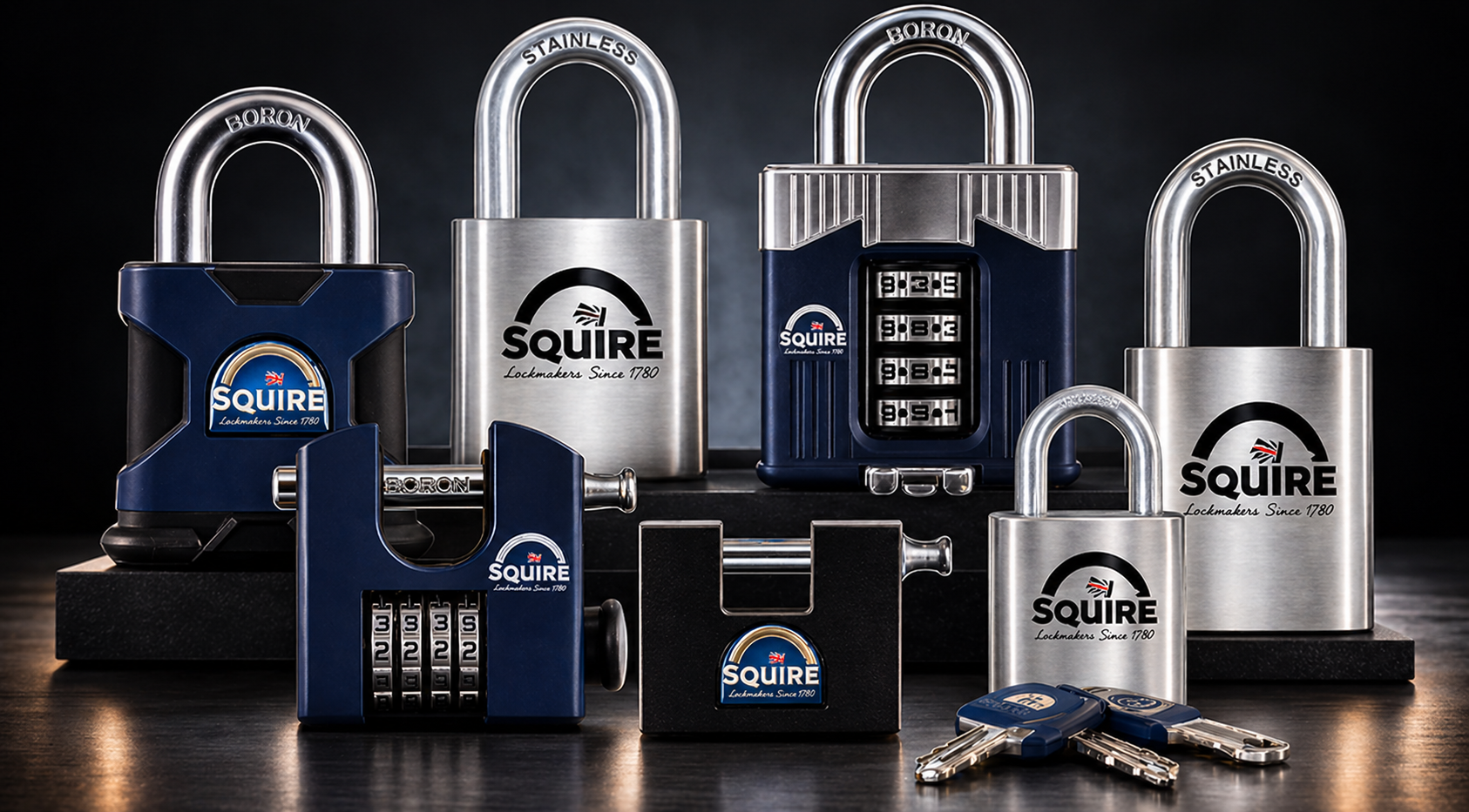 Squire Locks Locks Displayed 