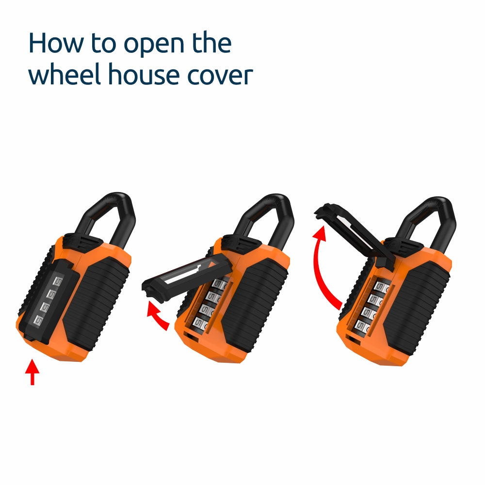 All Terrain Combination Padlock | All Weather | 4-Wheel | CP50ATL