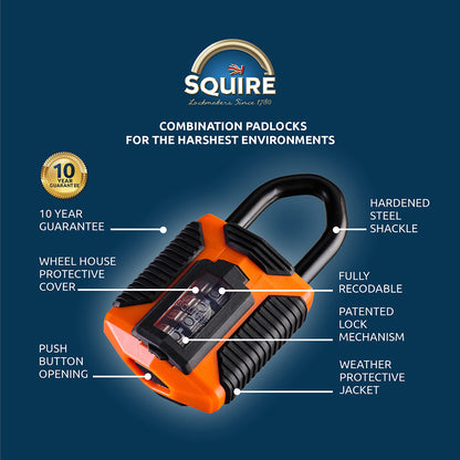 All Terrain Combination Padlock | All Weather | 4-Wheel | CP50ATL