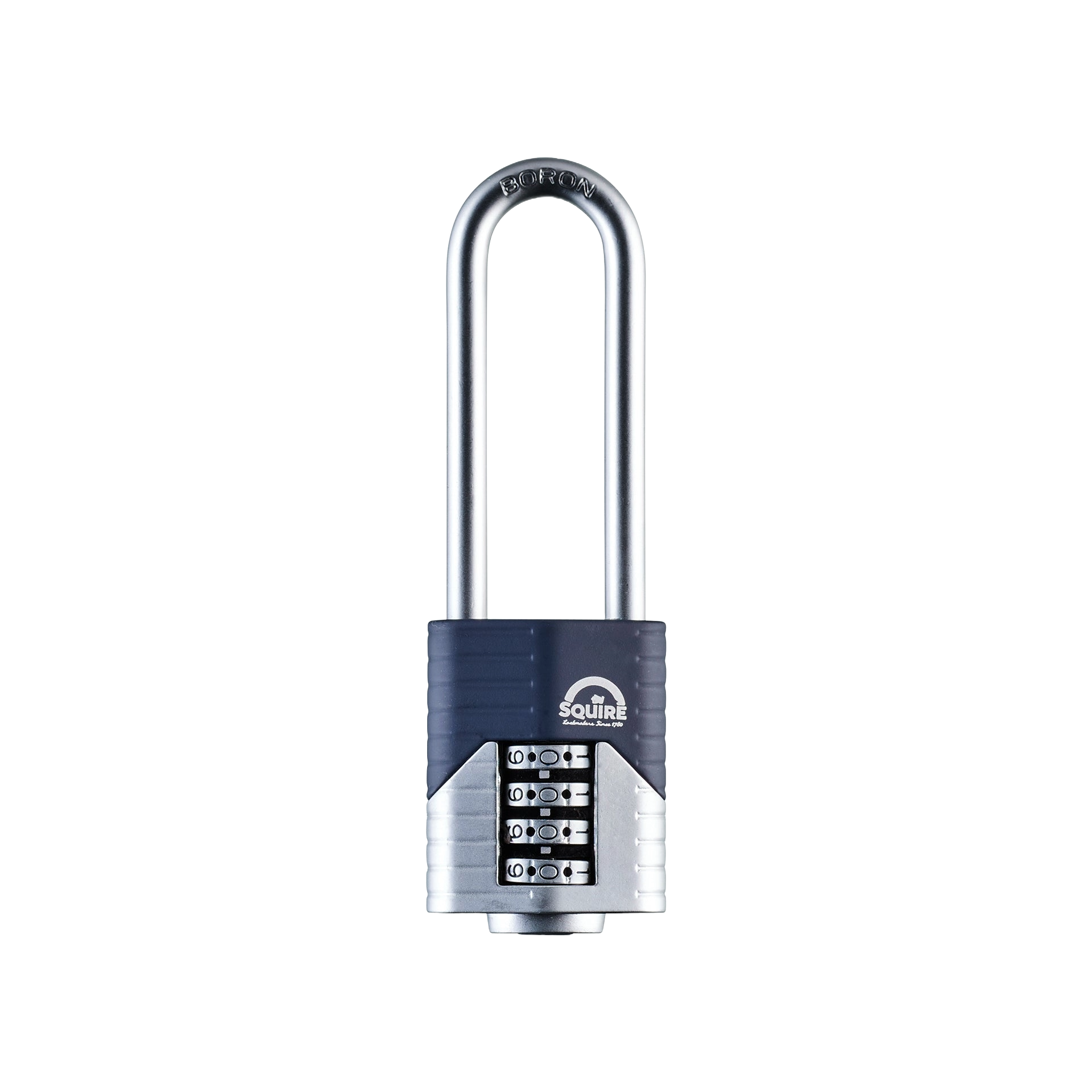 Squire Long Open Shackle Combination Padlock | Vulcan Combi 50/2.5 front