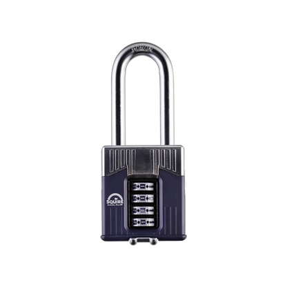 Warrior® Long Open Shackle Combination Padlock | Boron Steel | Combi 55/2.5