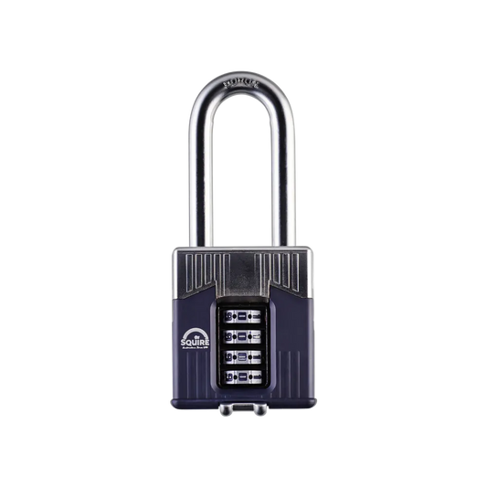 Warrior® Long Open Shackle Combination Padlock | Boron Steel | Combi 55/2.5