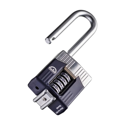 Warrior® Long Open Shackle Combination Padlock | Boron Steel | Combi 55/2.5