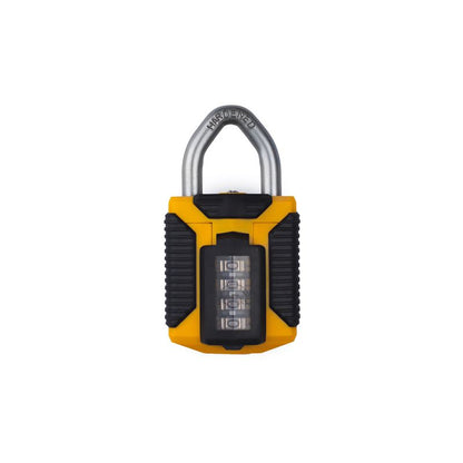 Squire CP40/ATLY 4-Wheel All-Weather Combination Padlock – Yellow
