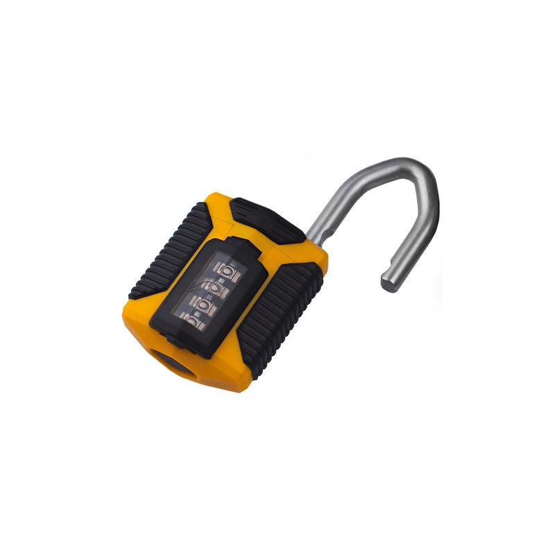 Squire CP40/ATLY 4-Wheel All-Weather Combination Padlock – Yellow