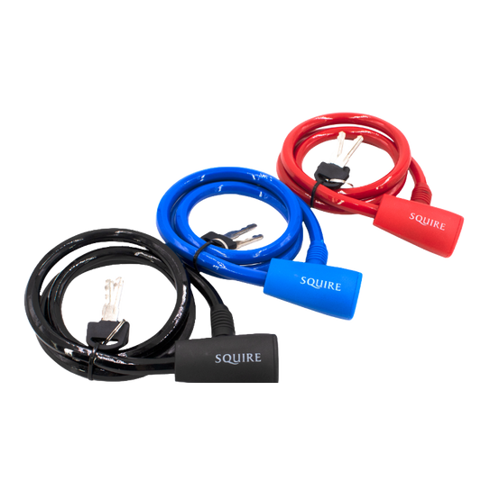 Triple Pack Key Operated Cable Lock | Squire 113