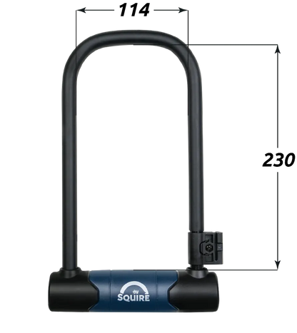 Squire Matterhorn 230 High Security Bicycle D Lock spec
