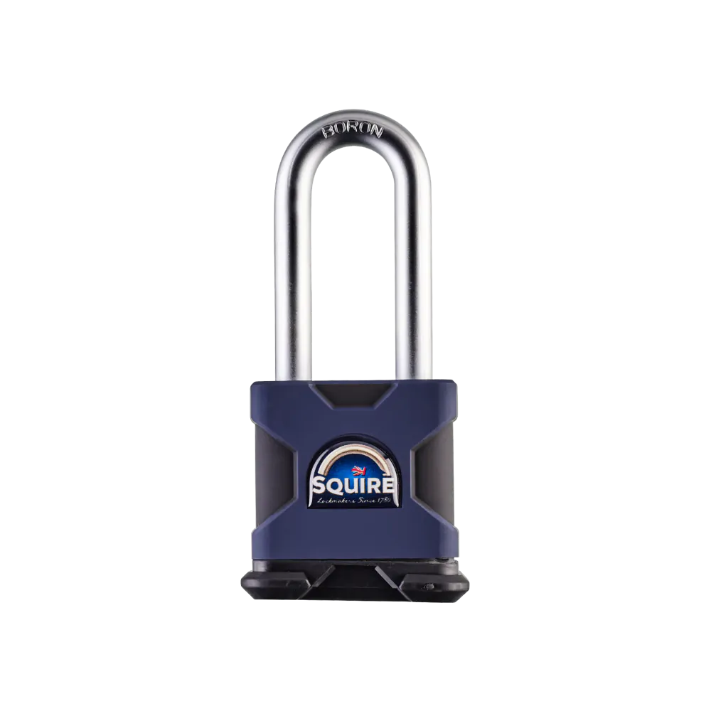 Stronghold Premium Long Boron Shackle Padlock | SS50S/2.5 Keyed Alike