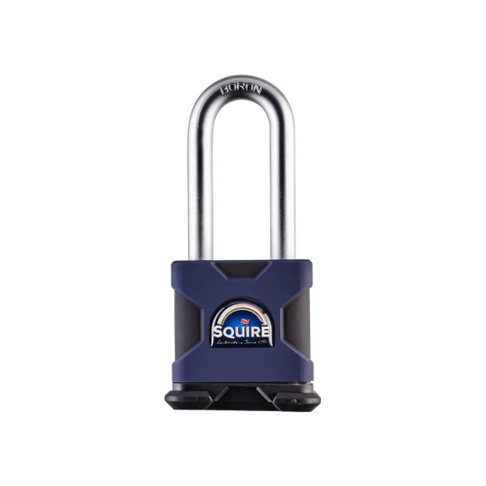 Stronghold Premium Long Boron Shackle Padlock | SS50S/2.5 Keyed Alike